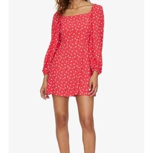 Sanctuary Red Long Sleeve Dress